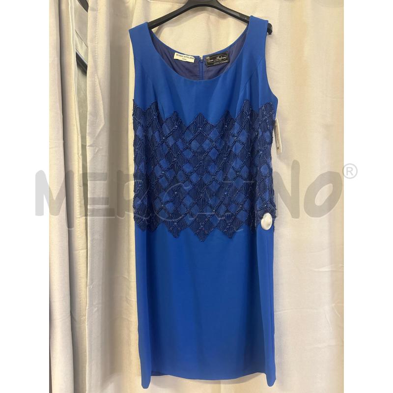 ABITO DONNA ROSSI ATELIER TURCHESE TG.48 ROMBI PIETRINE | Mercatino dell'Usato Vinci - fraz. sovigliana 1