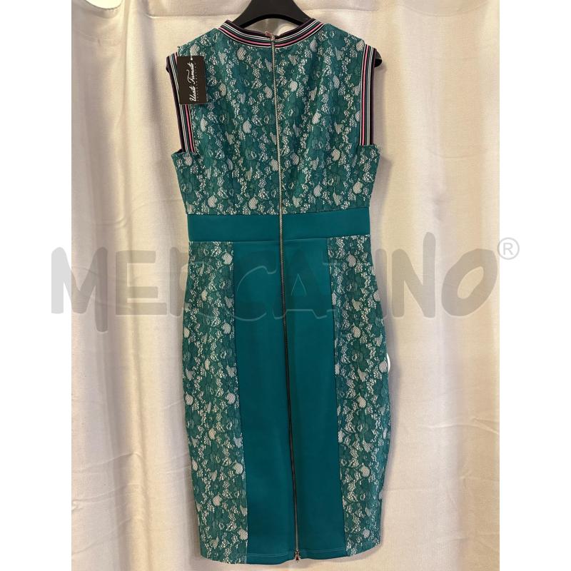 ABITO DONNA SPORTMAX PIZZO VERDE ZIP DIETRO TG.M | Mercatino dell'Usato Vinci - fraz. sovigliana 2