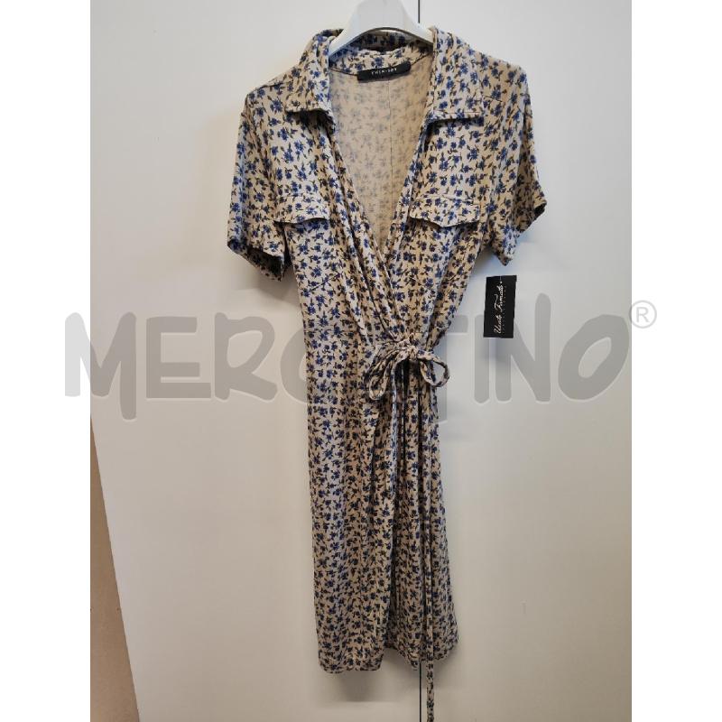 ABITO DONNA TWIN SET BEIGE FIORELLINI BLU TG.M | Mercatino dell'Usato Vinci - fraz. sovigliana 1