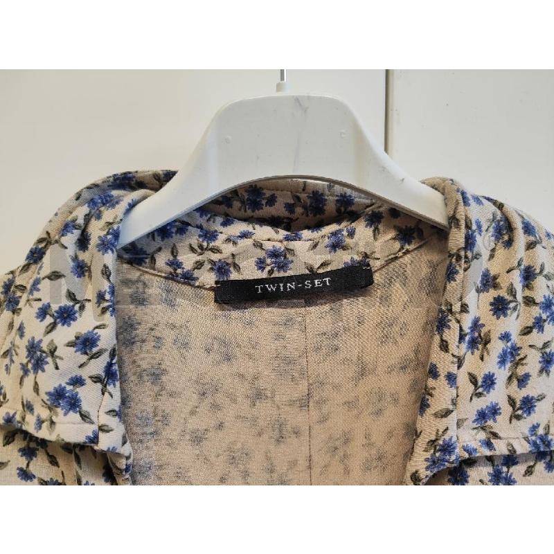 ABITO DONNA TWIN SET BEIGE FIORELLINI BLU TG.M | Mercatino dell'Usato Vinci - fraz. sovigliana 2