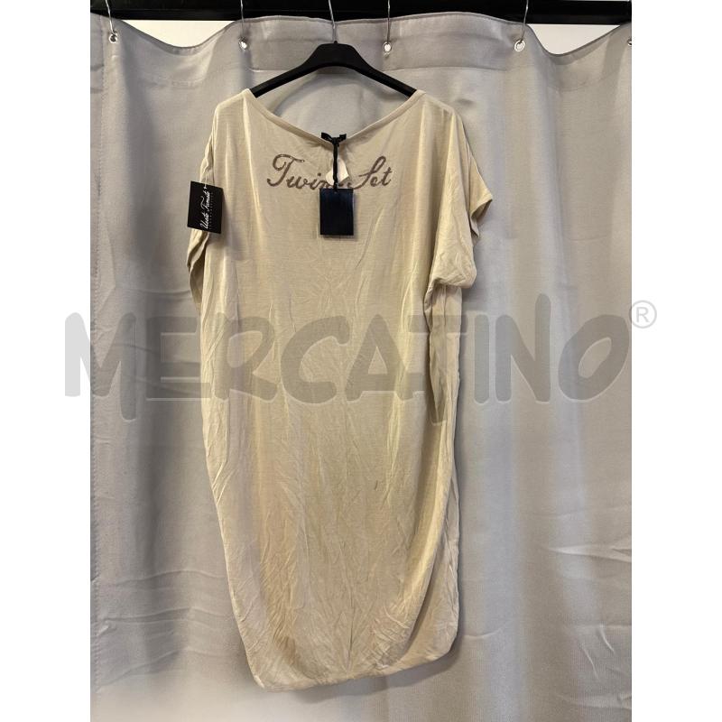 ABITO DONNA TWIN SET BEIGE FIORI PAILLETTES NUOVO TG.M | Mercatino dell'Usato Vinci - fraz. sovigliana 3