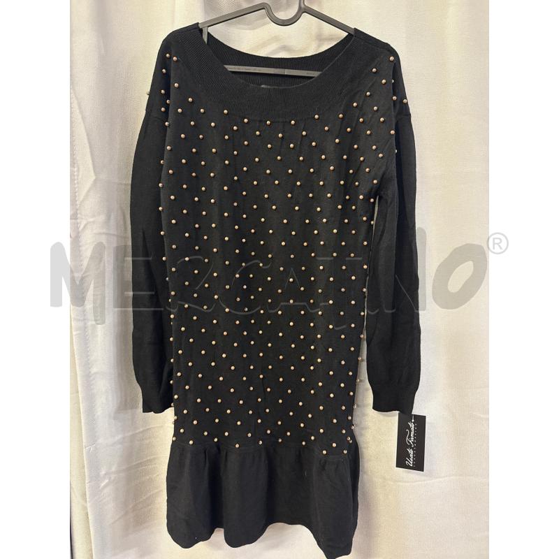 ABITO DONNA TWIN SET NERO PERLINE BRONZATE TG.S | Mercatino dell'Usato Vinci - fraz. sovigliana 1