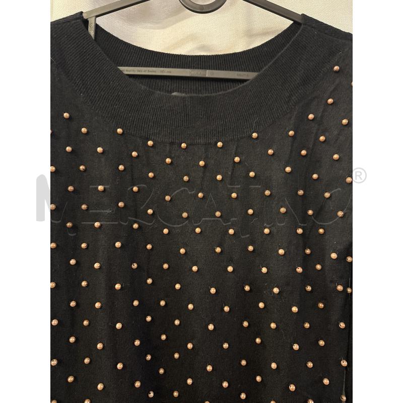 ABITO DONNA TWIN SET NERO PERLINE BRONZATE TG.S | Mercatino dell'Usato Vinci - fraz. sovigliana 2
