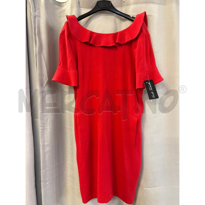 ABITO DONNA TWIN SET ROSSO SCOLLO GALA TG.42 | Mercatino dell'Usato Vinci - fraz. sovigliana 1