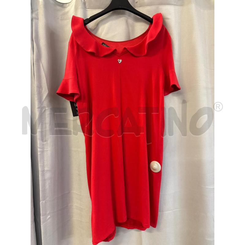 ABITO DONNA TWIN SET ROSSO SCOLLO GALA TG.42 | Mercatino dell'Usato Vinci - fraz. sovigliana 3