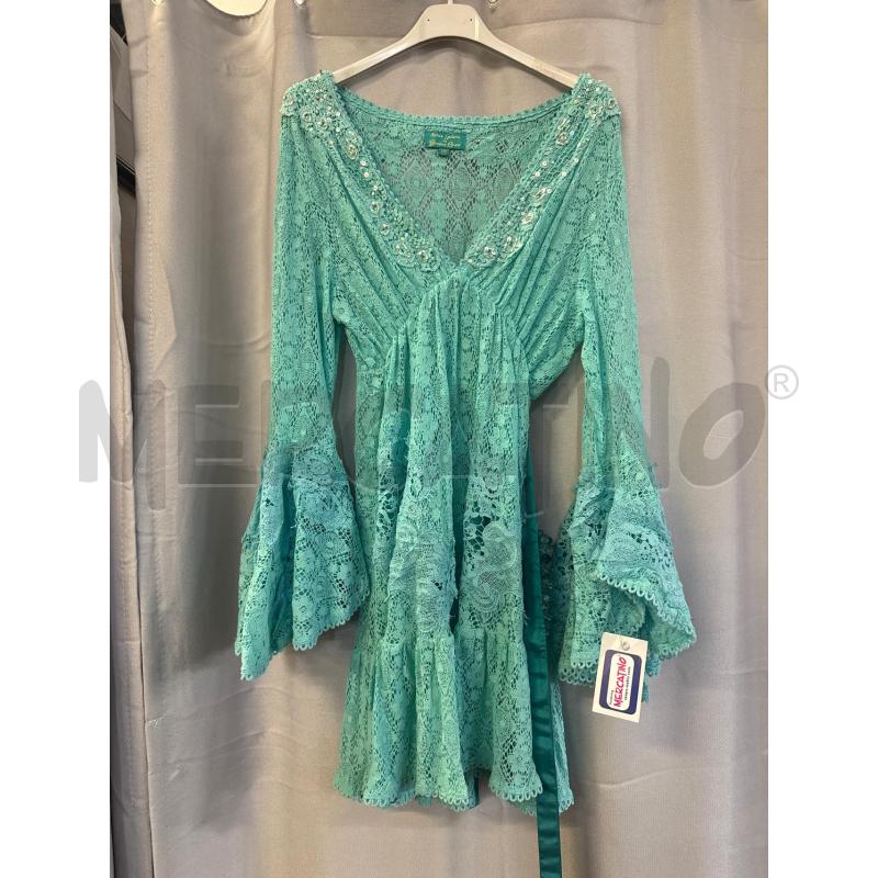 ABITO DONNA # ANTICA SARTORIA PIZZO VERDE TG.ONE | Mercatino dell'Usato Vinci - fraz. sovigliana 1