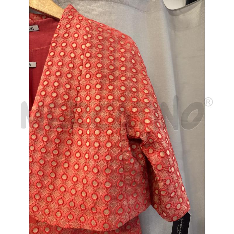 ABITO DONNA + COPRISPALLA SALMONE TG.48 | Mercatino dell'Usato Vinci - fraz. sovigliana 2