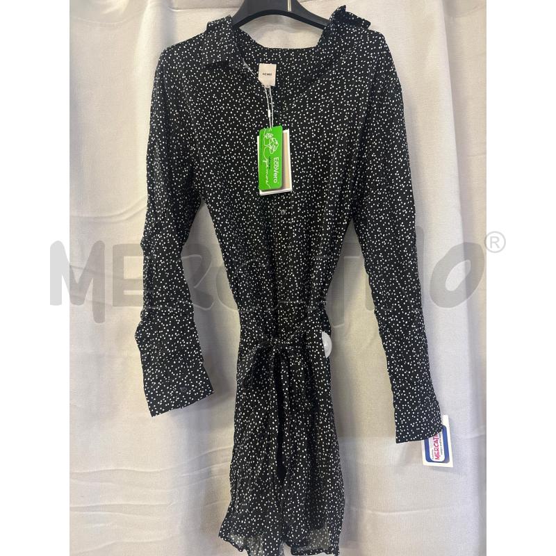 ABITO DONNA # ICHI NERO QUADRETTINI BIANCHI TG.38 NUOVO | Mercatino dell'Usato Vinci - fraz. sovigliana 1