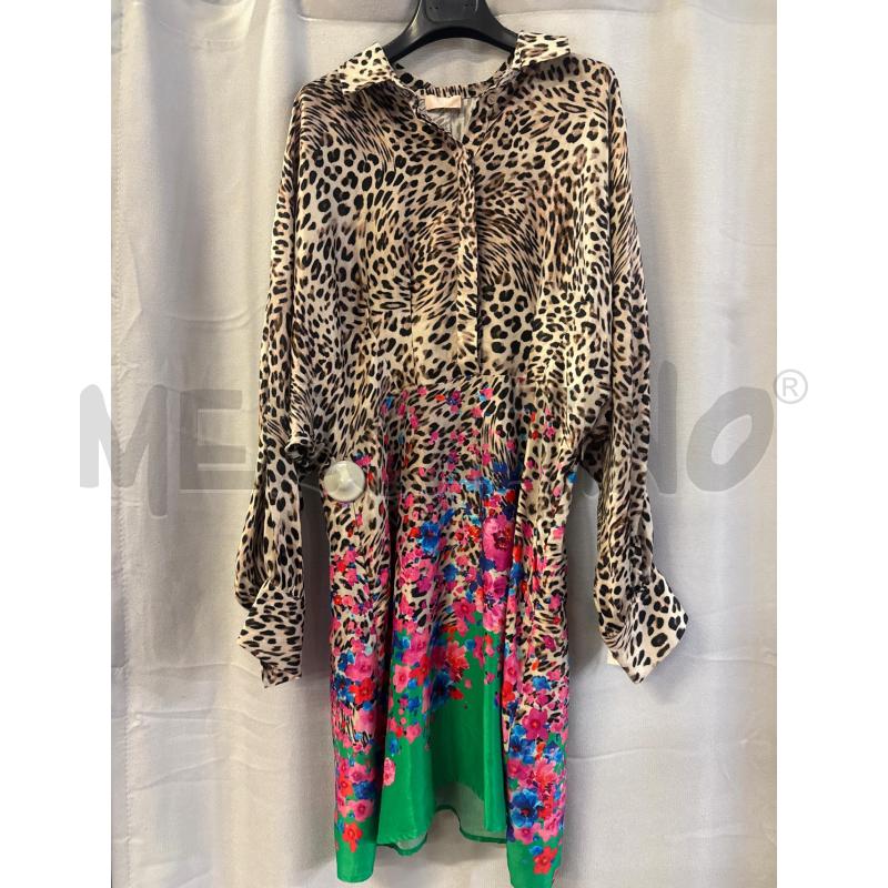 ABITO DONNA # LIU JO MACULATO FIORI ROSA AZZURRI TG.46 | Mercatino dell'Usato Vinci - fraz. sovigliana 1