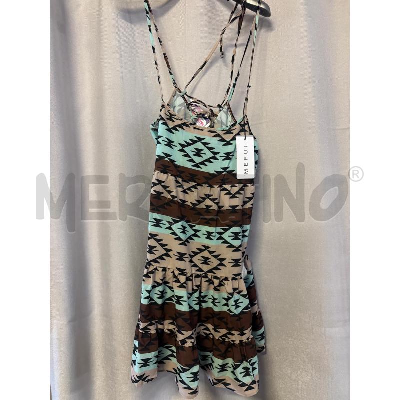 ABITO DONNA # MEFUI LACCINI FANTASIA VERDE BEIGE TG.M NUOVO | Mercatino dell'Usato Vinci - fraz. sovigliana 1