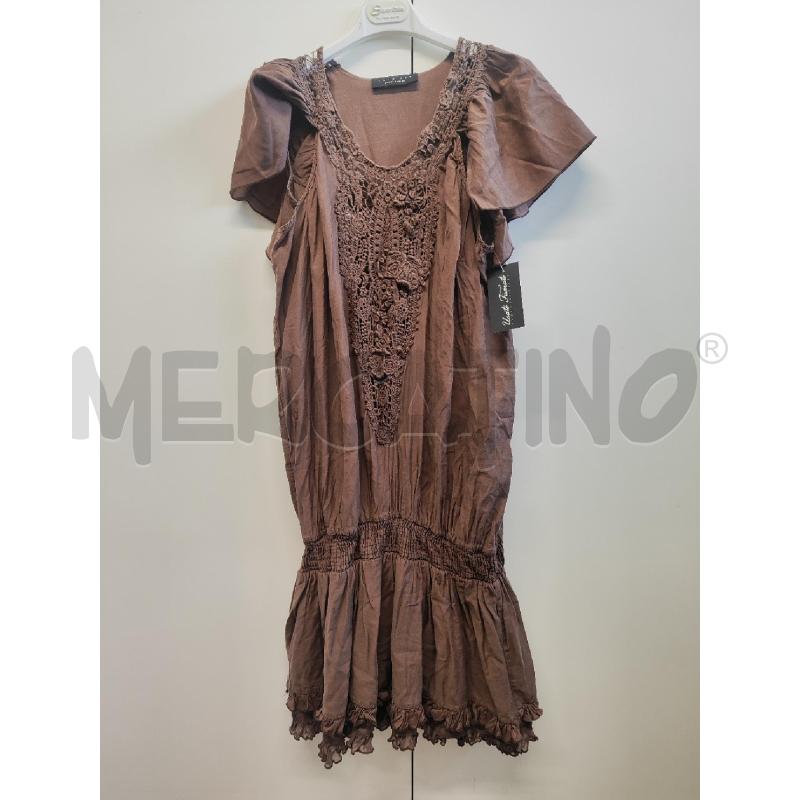 ABITO DONNA + SOTTOVESTE TWIN SET MARRONE TG.M | Mercatino dell'Usato Vinci - fraz. sovigliana 1