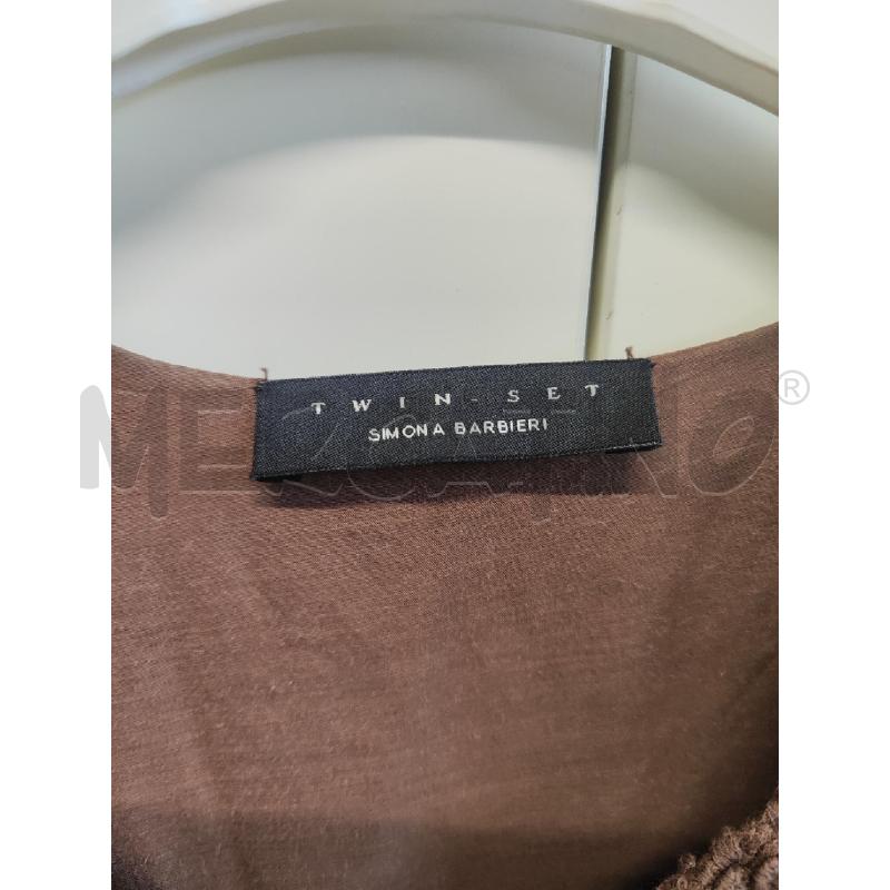 ABITO DONNA + SOTTOVESTE TWIN SET MARRONE TG.M | Mercatino dell'Usato Vinci - fraz. sovigliana 2