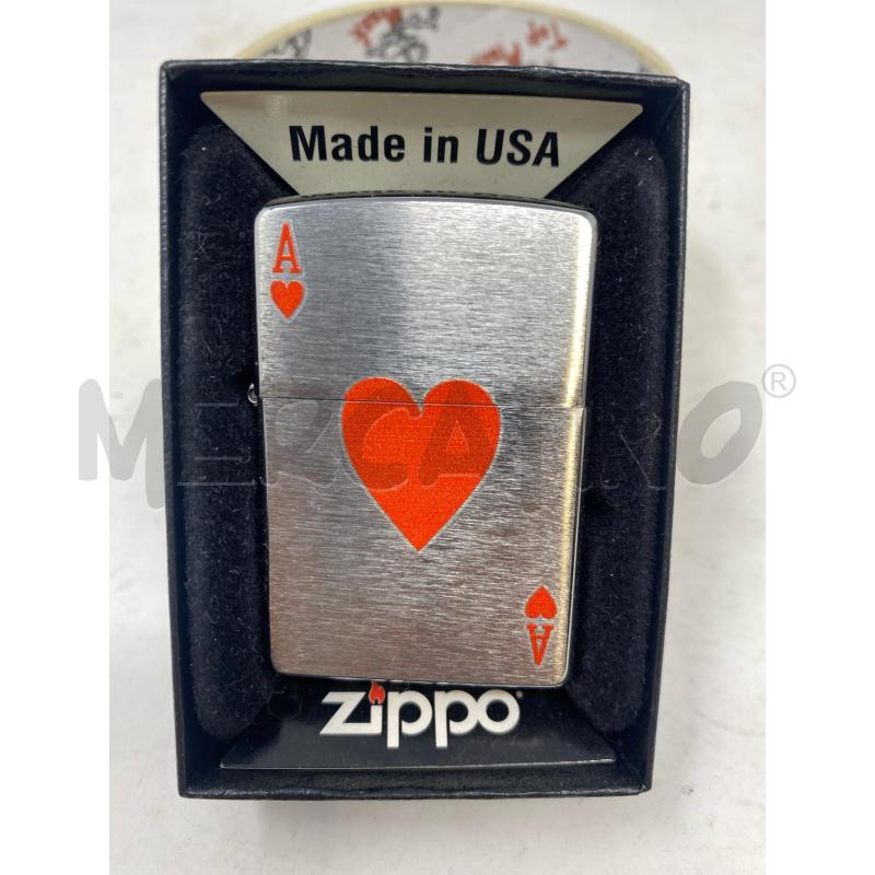 ACCENDINO ZIPPO CARTA CON CUORE | Mercatino dell'Usato Vinci - fraz. sovigliana 1
