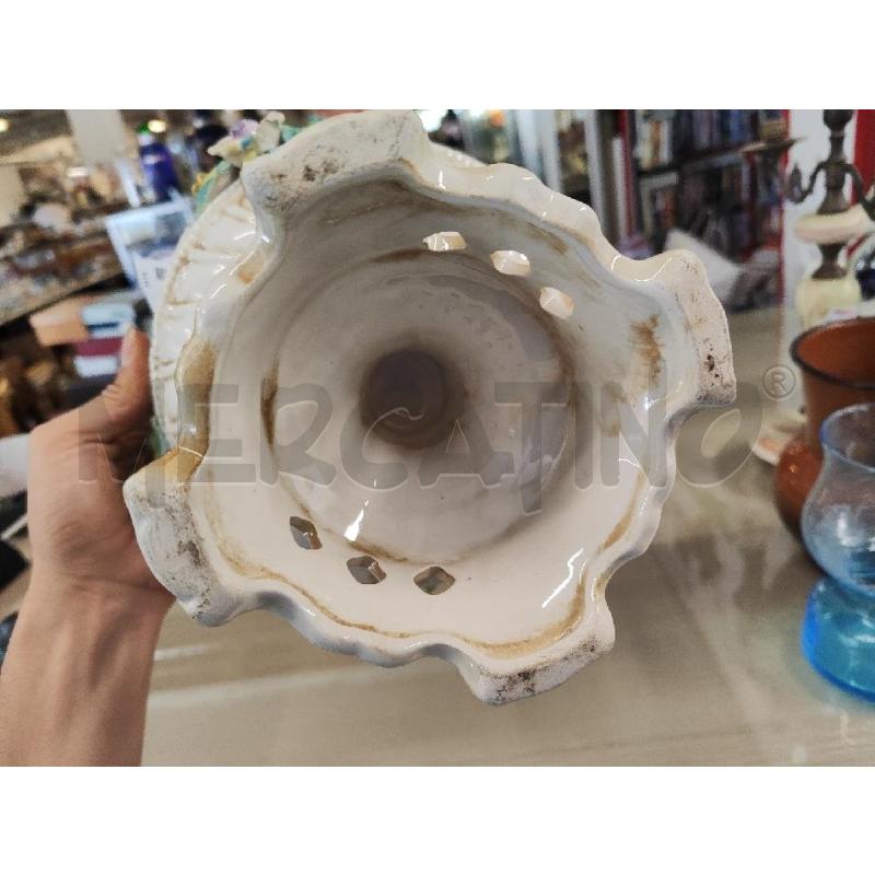 ALZATA CERAMICA TONDO FIORI | Mercatino dell'Usato Vinci - fraz. sovigliana 3