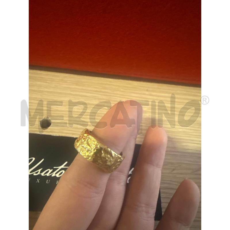 ANELLO DONNA VESTOPAZZO FASCIA MARTELLATA  | Mercatino dell'Usato Vinci - fraz. sovigliana 2