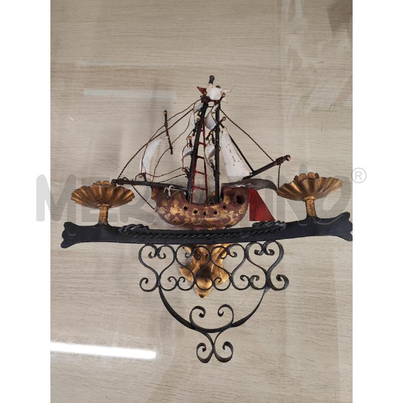 APPLIQUE METALLO VELIERO | Mercatino dell'Usato Vinci - fraz. sovigliana 1