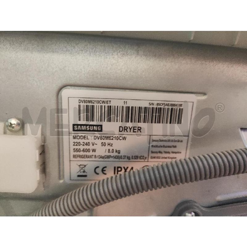 ASCIUGATRICE SAMSUNG OPTIMAL DRY 8 KG | Mercatino dell'Usato Vinci - fraz. sovigliana 2