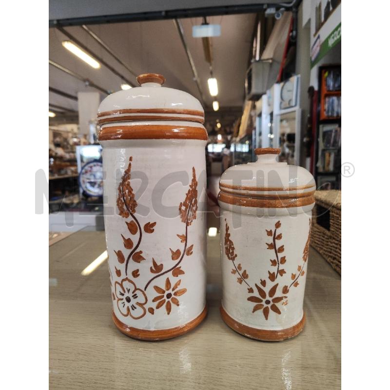 BARATTOLI PZ. 2 CERAMICA 2  MISURE PANNA GIALLI | Mercatino dell'Usato Vinci - fraz. sovigliana 1