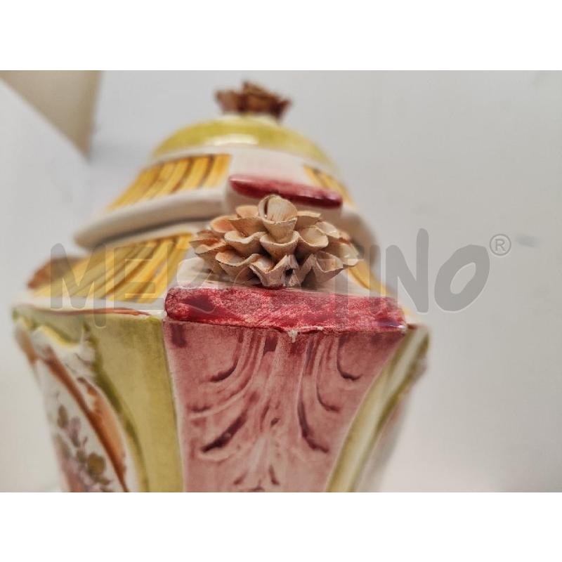 BARATTOLO CERAMICA BASSANO TRIANGOLARE CON TAPPO | Mercatino dell'Usato Vinci - fraz. sovigliana 4
