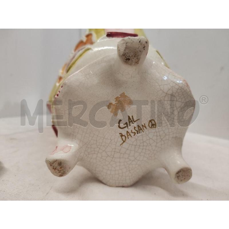 BARATTOLO CERAMICA BASSANO TRIANGOLARE CON TAPPO | Mercatino dell'Usato Vinci - fraz. sovigliana 5