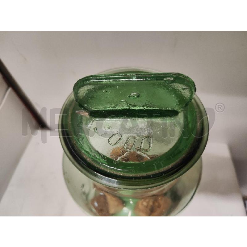 BARATTOLO VETRO VERDE DA FARMACIA  | Mercatino dell'Usato Vinci - fraz. sovigliana 2