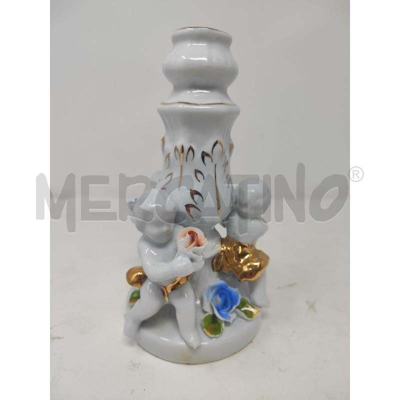 BASE LAMPADA CERAMICA CON 3 PUTTINI | Mercatino dell'Usato Vinci - fraz. sovigliana 1