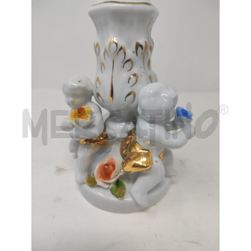 BASE LAMPADA CERAMICA CON 3 PUTTINI | Mercatino dell'Usato Vinci - fraz. sovigliana 2