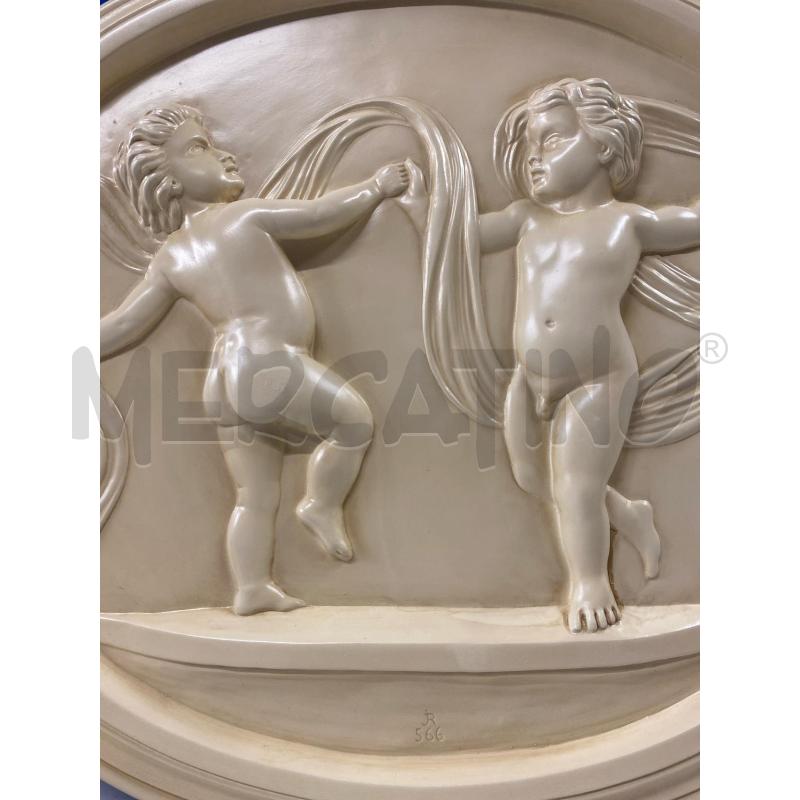 BASSORILIEVO IN GESSO 2 PUTTINI 55CM NUOVO | Mercatino dell'Usato Vinci - fraz. sovigliana 2