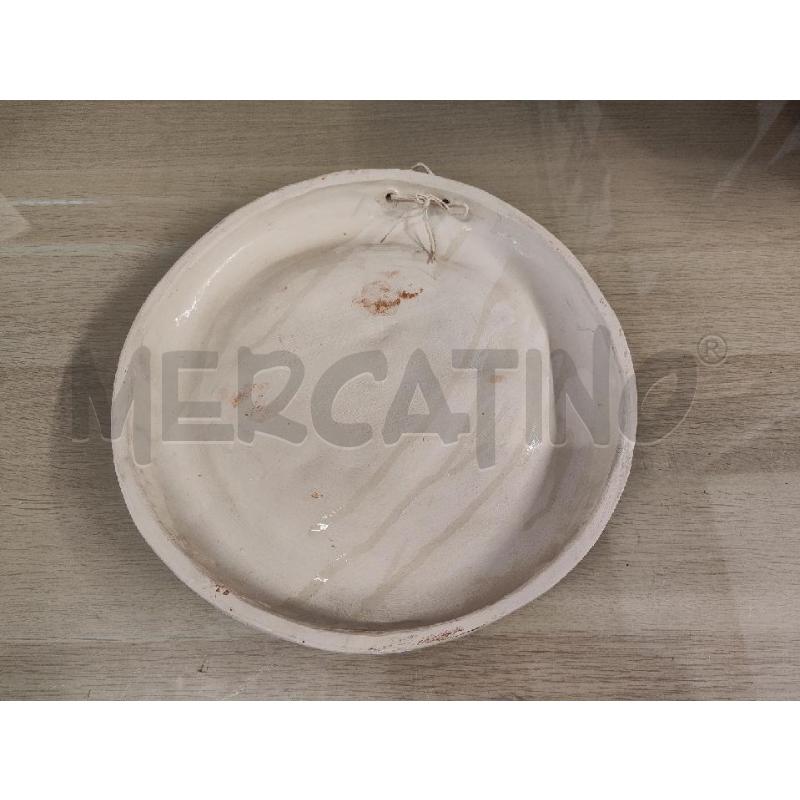 BASSORILIEVO TONDO CERAMICA SACRA FAMIGLIA DECORATO | Mercatino dell'Usato Vinci - fraz. sovigliana 2