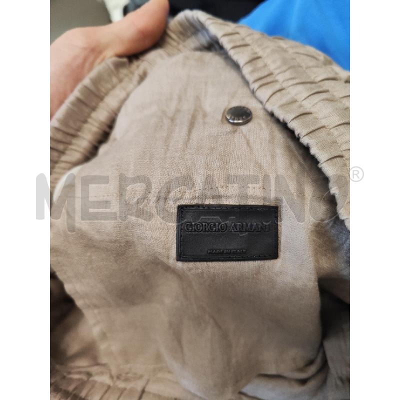 BERMUDA UOMO GIORGIO ARMANI LINO BEIGE SENZA TG. | Mercatino dell'Usato Vinci - fraz. sovigliana 3