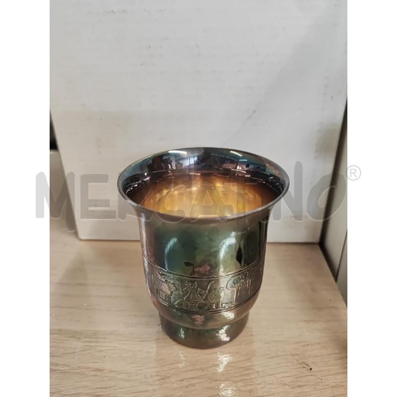 BICCHIERINO SHEFFIELD INCISO | Mercatino dell'Usato Vinci - fraz. sovigliana 1