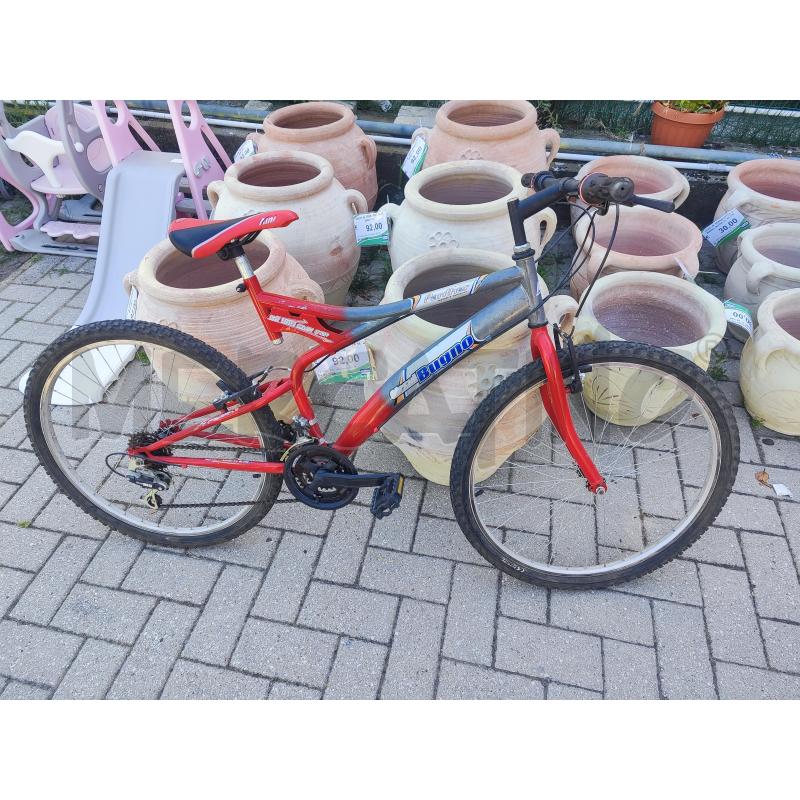 BICICLETTA UOMO G. BUGNO ROSSA GRIGIA | Mercatino dell'Usato Vinci - fraz. sovigliana 1