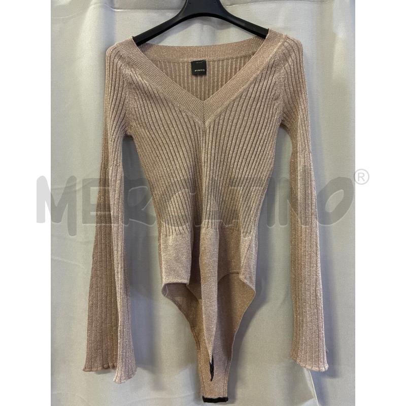 BODY DONNA PINKO GLITTER ORO SENZA TG | Mercatino dell'Usato Vinci - fraz. sovigliana 1