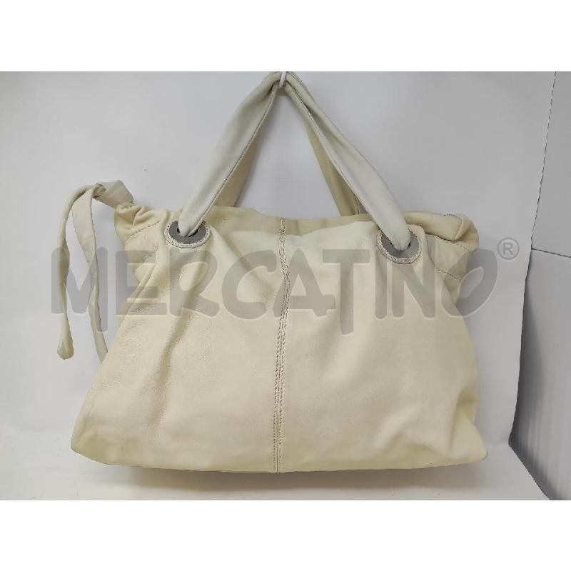 BORSA DONNA ALBERTO GOZZI PELLE PANNA | Mercatino dell'Usato Vinci - fraz. sovigliana 1