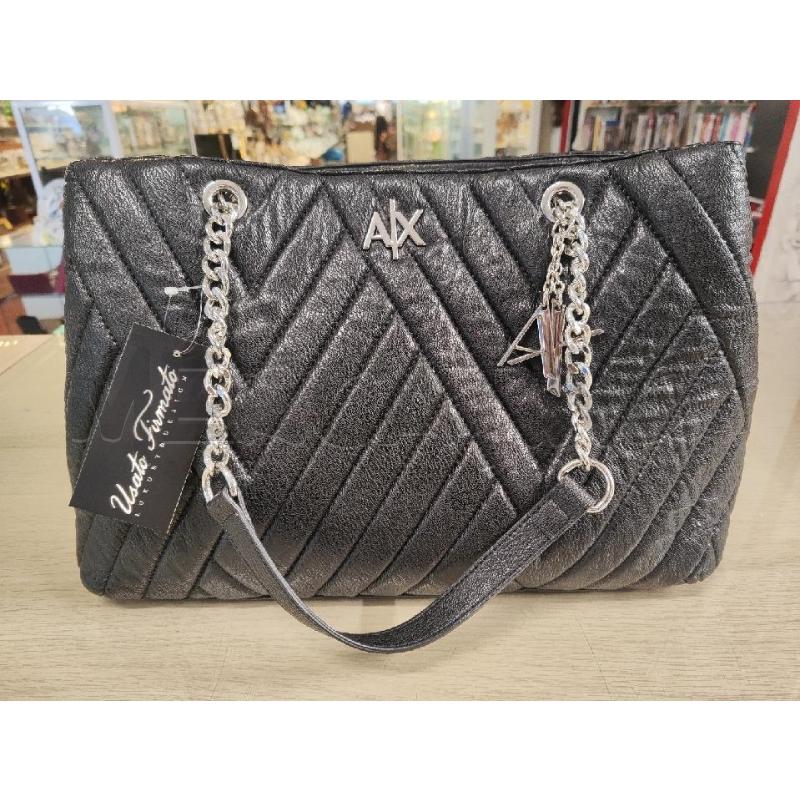 BORSA DONNA ARMANI EXCHANGE TRAPUNTATA NERA | Mercatino dell'Usato Vinci - fraz. sovigliana 1