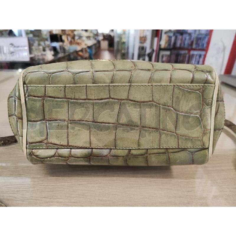 BORSA DONNA AZZURRA GRONCHI VERDE PANNA  | Mercatino dell'Usato Vinci - fraz. sovigliana 2