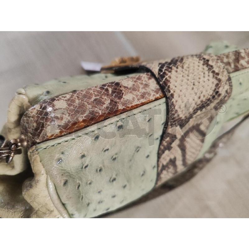 BORSA DONNA AZZURRA GRONCHI VERDE PANNA  | Mercatino dell'Usato Vinci - fraz. sovigliana 5