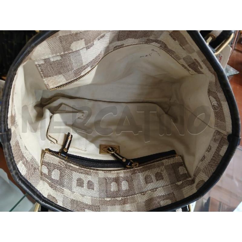 BORSA DONNA BALLY TESSUTO BEIGE QUADRI 2 MANICI ANGOLINI UN PO USURATI | Mercatino dell'Usato Vinci - fraz. sovigliana 4
