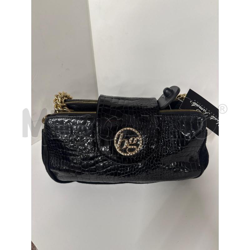 BORSA DONNA BLUGIRL PELLE NERA E SCAMOSCIATA 2 ZIP | Mercatino dell'Usato Vinci - fraz. sovigliana 1