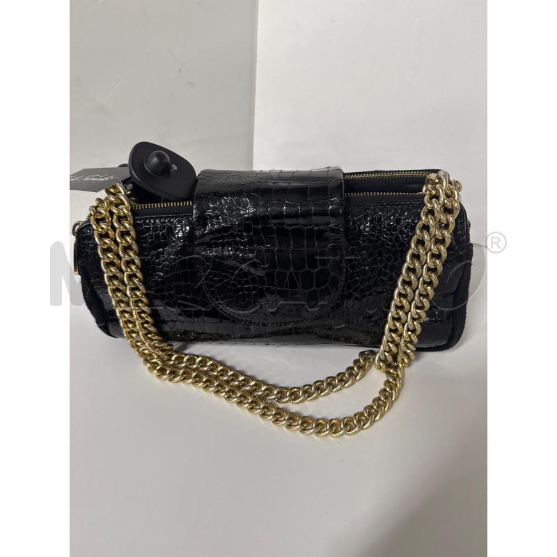 BORSA DONNA BLUGIRL PELLE NERA E SCAMOSCIATA 2 ZIP | Mercatino dell'Usato Vinci - fraz. sovigliana 3