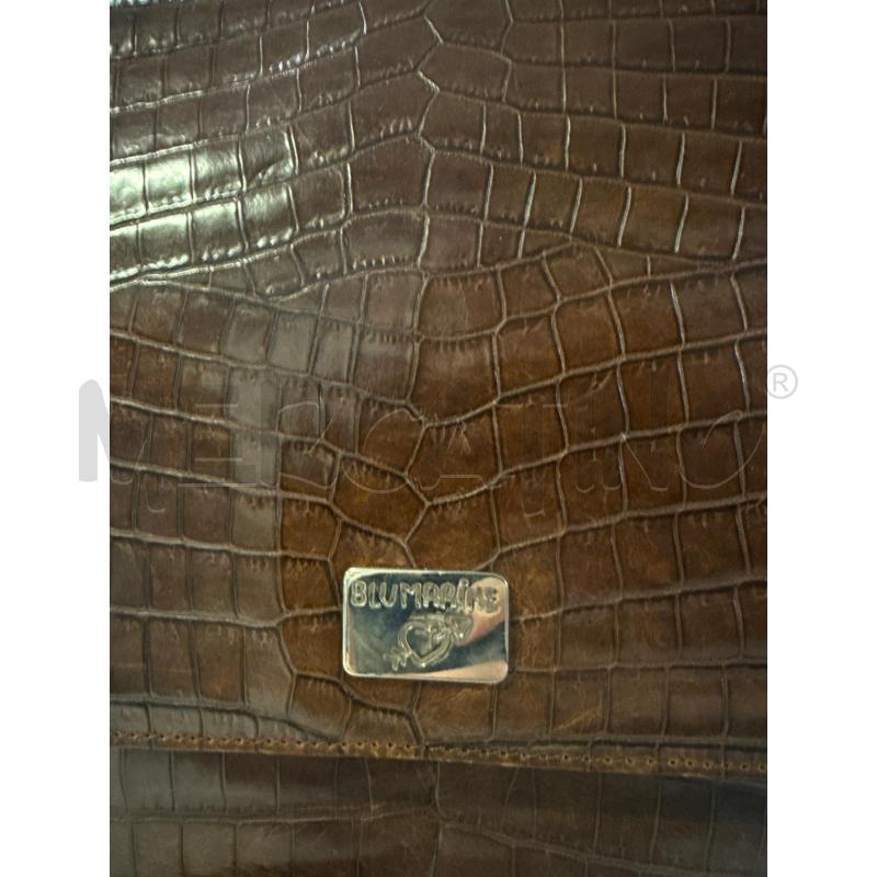 BORSA DONNA BLUMARINE MARRONE CON PATTA | Mercatino dell'Usato Vinci - fraz. sovigliana 2
