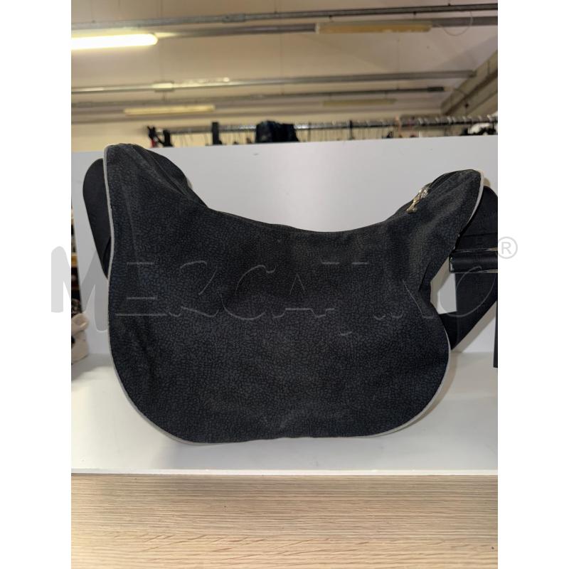 BORSA DONNA BORBONESE GRIGIA STONDATA UN PO' VISSUTA | Mercatino dell'Usato Vinci - fraz. sovigliana 1