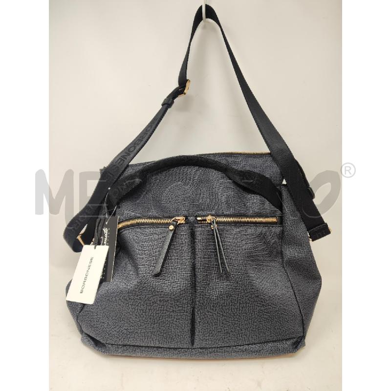 BORSA DONNA BORBONESE MACULATA GRIGIA NUOVA | Mercatino dell'Usato Vinci - fraz. sovigliana 1