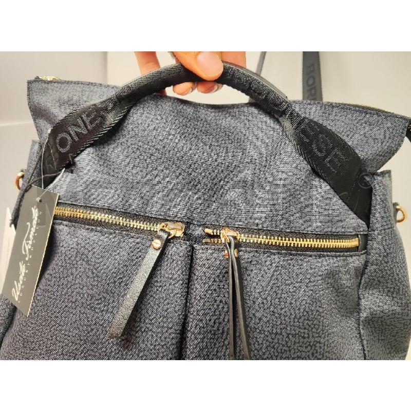 BORSA DONNA BORBONESE MACULATA GRIGIA NUOVA | Mercatino dell'Usato Vinci - fraz. sovigliana 2