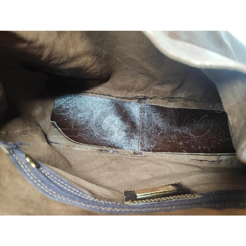 BORSA DONNA BRACCIALINI MARRONE TRACOLLA DORATA | Mercatino dell'Usato Vinci - fraz. sovigliana 3