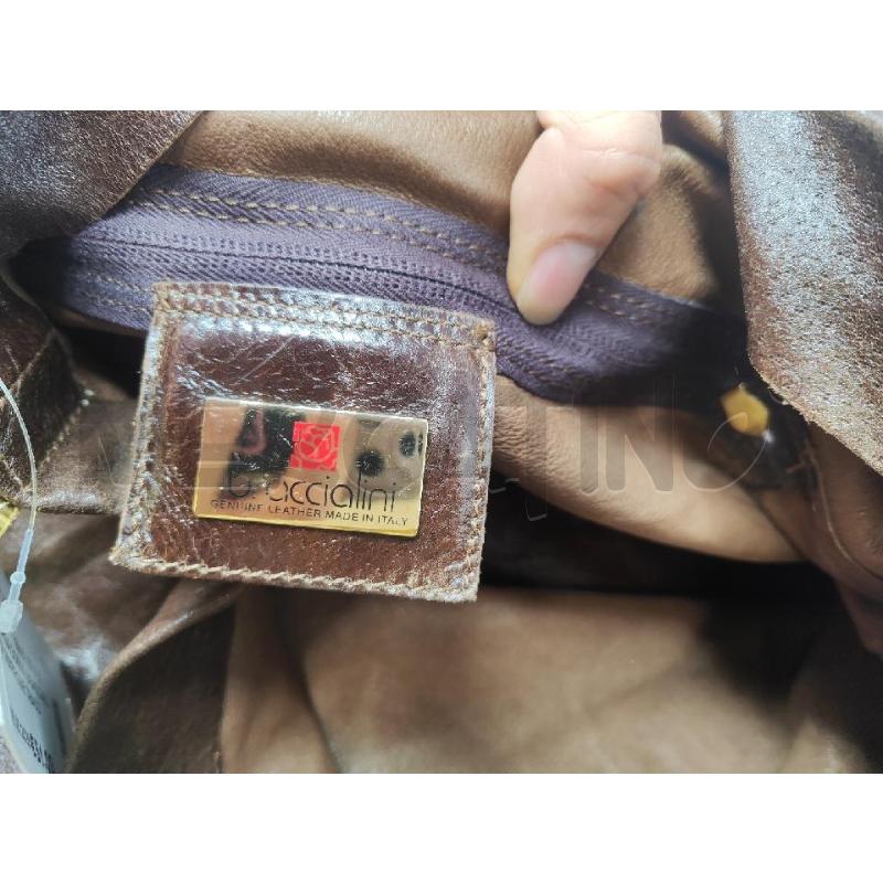 BORSA DONNA BRACCIALINI MARRONE TRACOLLA DORATA | Mercatino dell'Usato Vinci - fraz. sovigliana 4