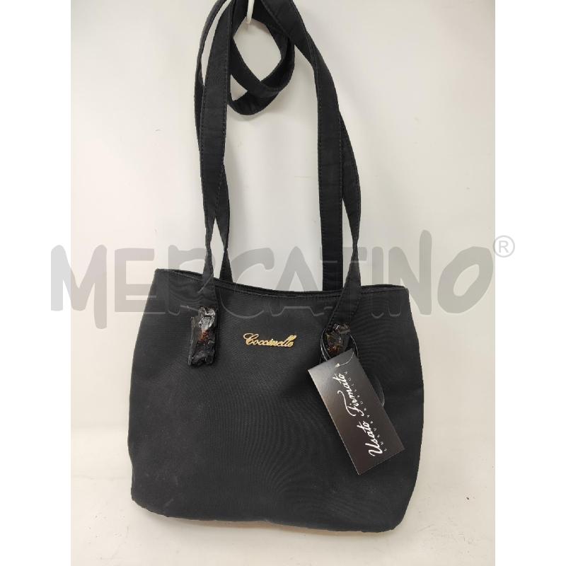 BORSA DONNA COCCINELLE NERA TESSUTO  | Mercatino dell'Usato Vinci - fraz. sovigliana 1