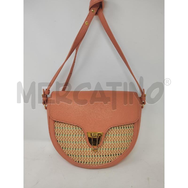 BORSA DONNA COCCINELLE PAGLIA E PELLE PESCA STONDATA  | Mercatino dell'Usato Vinci - fraz. sovigliana 1