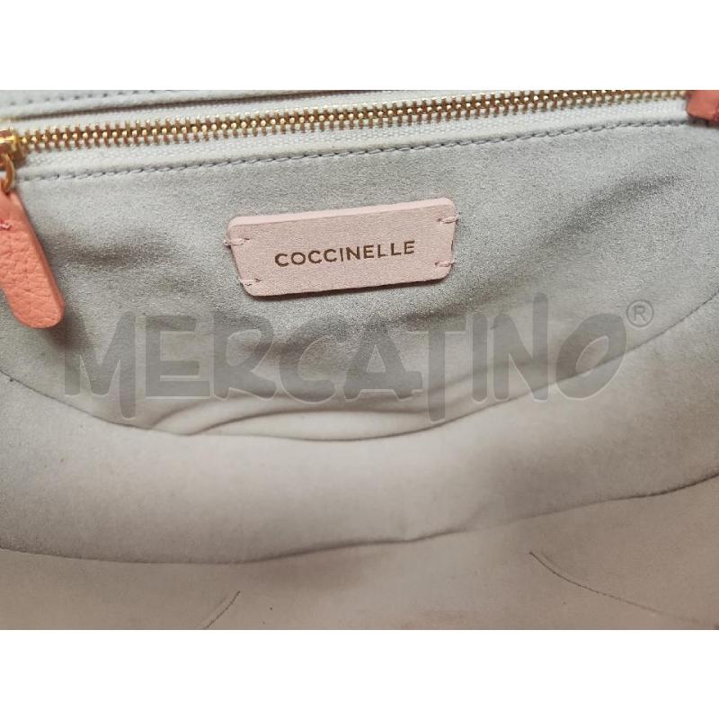 BORSA DONNA COCCINELLE PAGLIA E PELLE PESCA STONDATA  | Mercatino dell'Usato Vinci - fraz. sovigliana 3