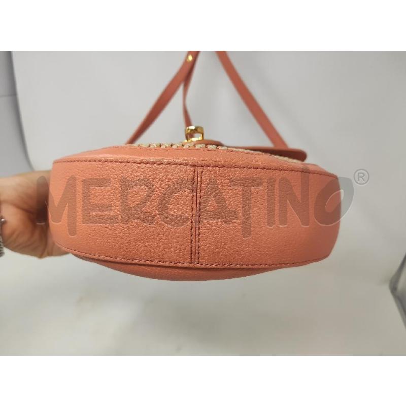 BORSA DONNA COCCINELLE PAGLIA E PELLE PESCA STONDATA  | Mercatino dell'Usato Vinci - fraz. sovigliana 5
